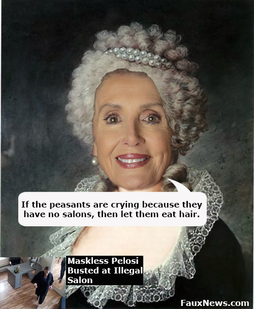 Pelosi at Illegal Salon