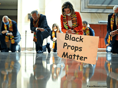 Pelosi Kente Black Props Matter